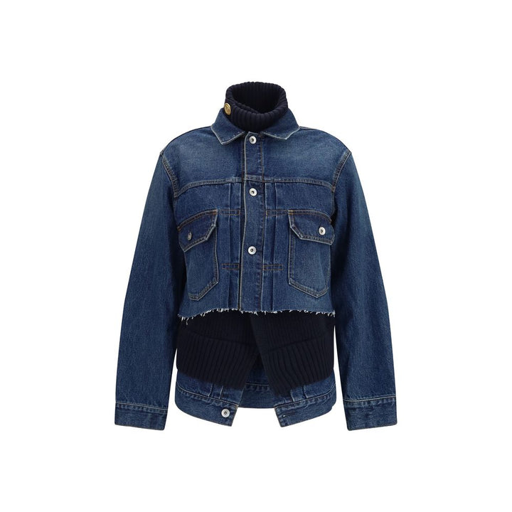 Sacai Blue Cotton Denim Jacket