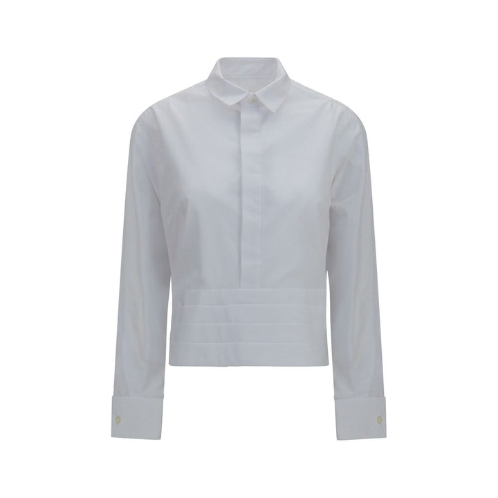Sacai White Cotton Dress Shirt