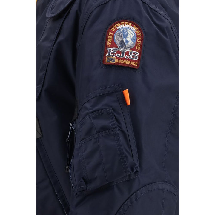 Parajumpers Blue Polyamide Bomber
