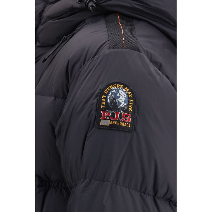 Parajumpers Black Goose Down Full-Length Jacket