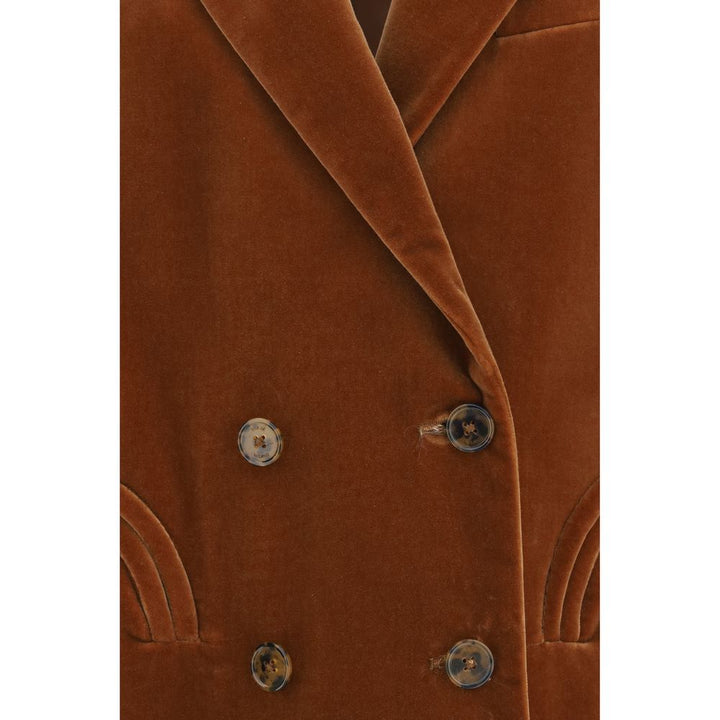 Blazé Milano Brown Cotton Blazer