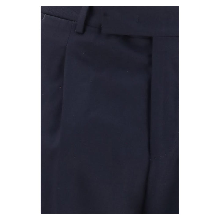 PT Torino Blue Wool Oves Aries Casual Pants