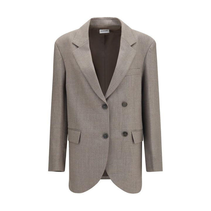 P.A.R.O.S.H. Beige Wool Oves Aries Blazer