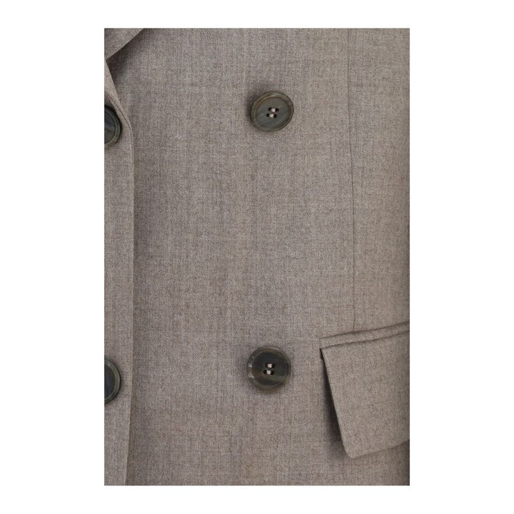 P.A.R.O.S.H. Beige Wool Oves Aries Blazer