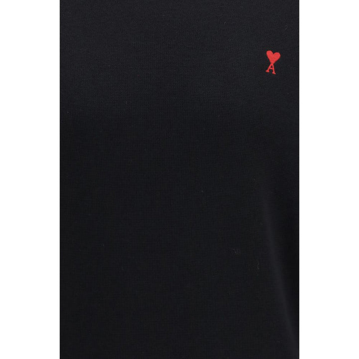 Ami Paris Black Cotton Sweatshirt