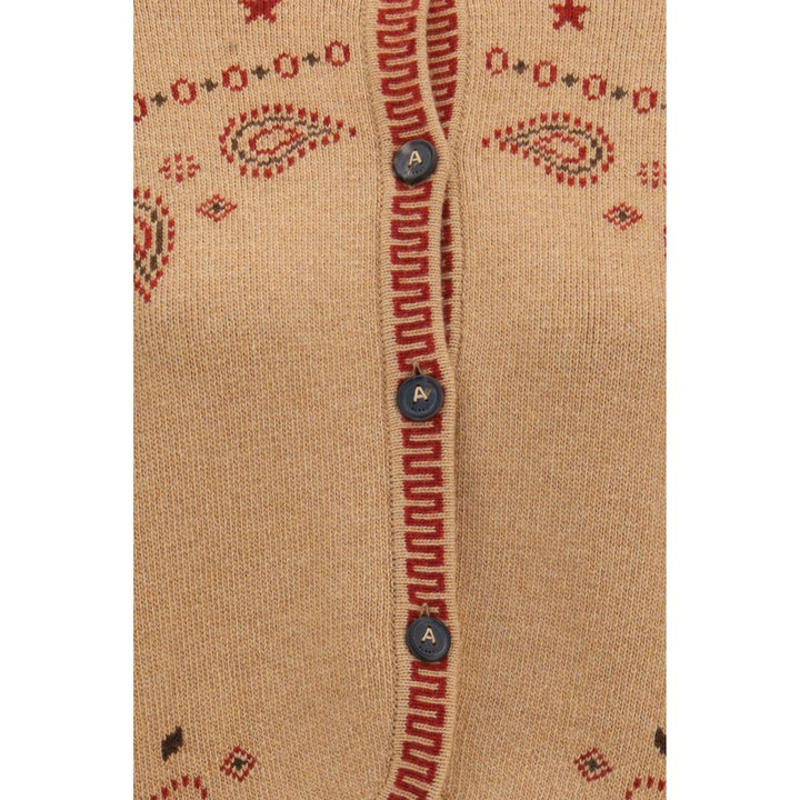 Alanui Brown Wool Oves Aries Full-Length Jacket