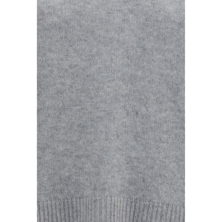 Fabiana Filippi Gray Cashmere Sweatshirt