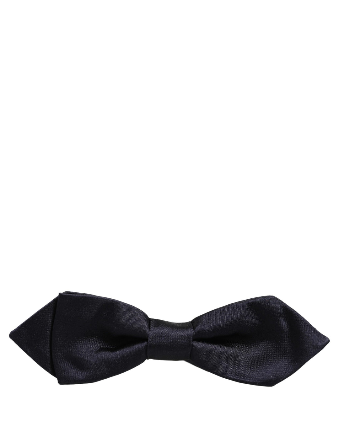Dolce & Gabbana Men Dark Blue 100% Silk Adjustable Neck Papillon Bow Tie