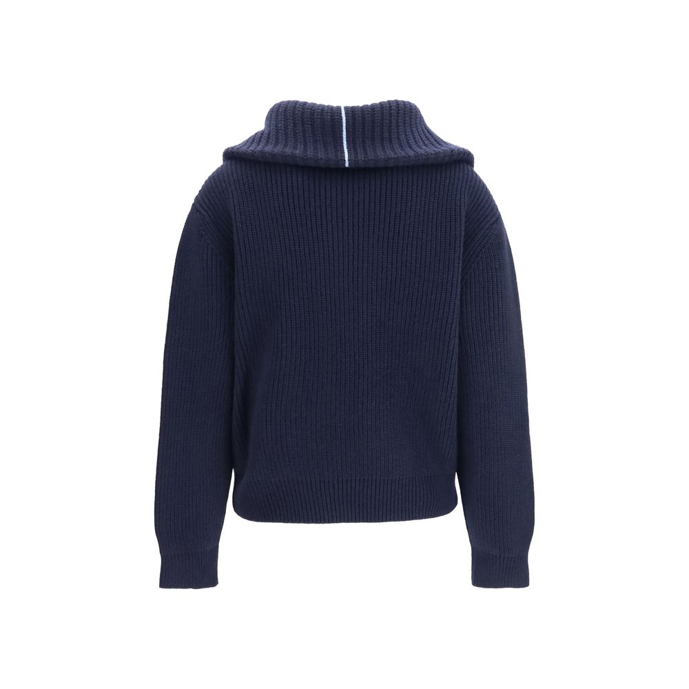 Malo Blue Cashmere Polo Shirt