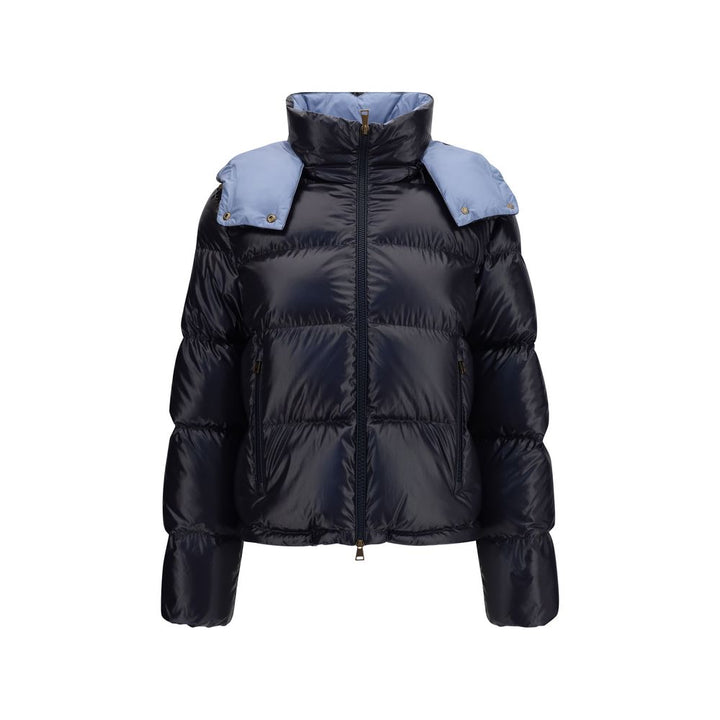 Moncler Blue Goose Down Full-Length Jacket