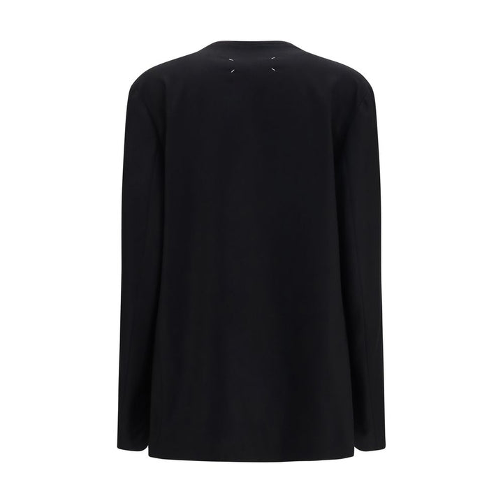 Maison Margiela Black Wool Oves Aries Shell Jacket