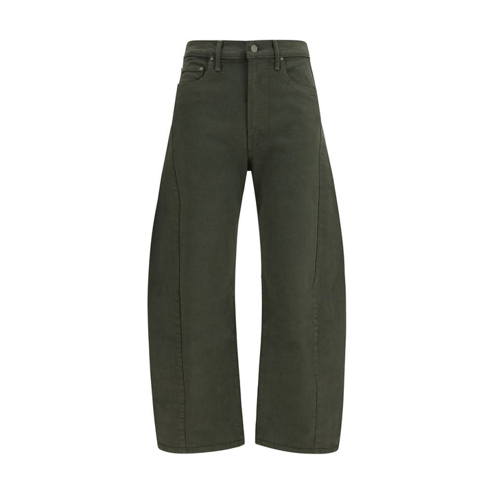 Mother Denim Bicolor Cotton Relaxed Fit Jeans