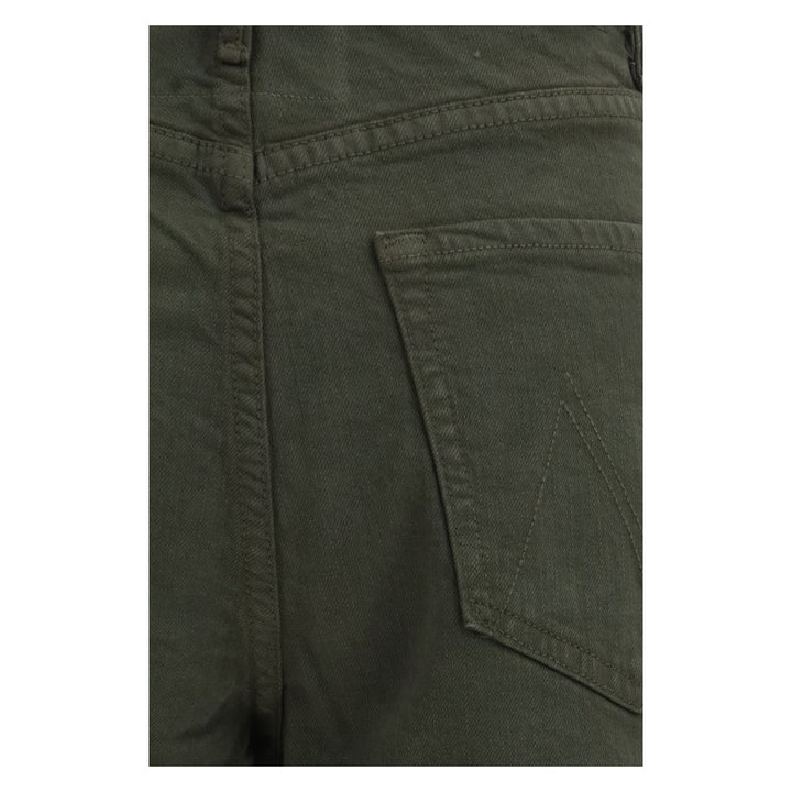 Mother Denim Bicolor Cotton Relaxed Fit Jeans