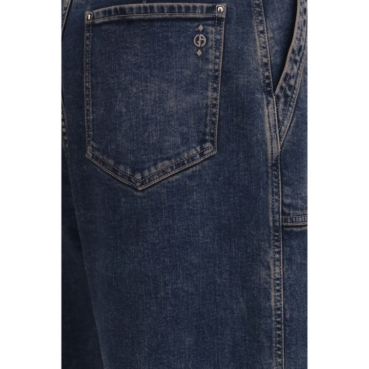 Giorgio Armani Blue Cotton Jeans Denim