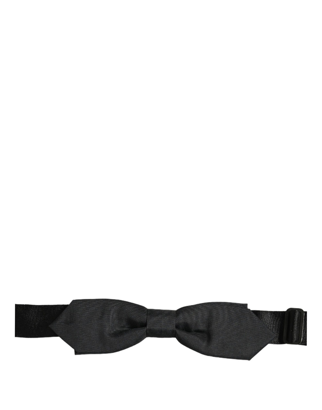 Dolce & Gabbana Men Black Polyester Adjustable Neck Papillon Bow Tie