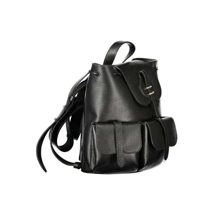 Coccinelle Nero Leather Women's Backpack