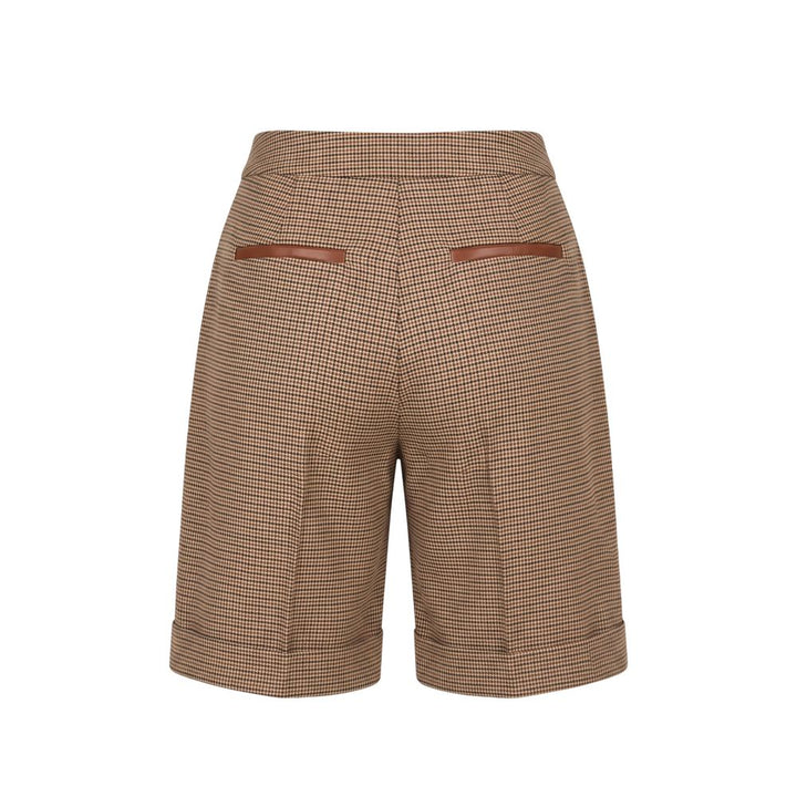 Trussardi Jeans Brown Viscose Women Shorts