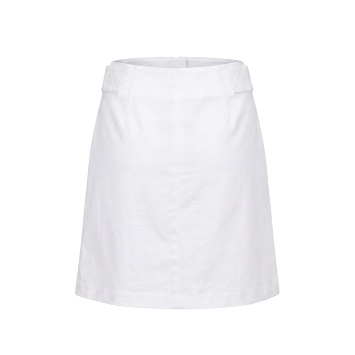 Trussardi Jeans White Viscose Women Skirt