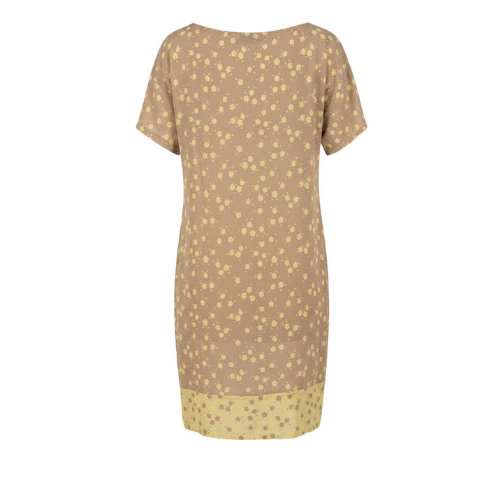 Trussardi Jeans Beige Viscose Women Dress