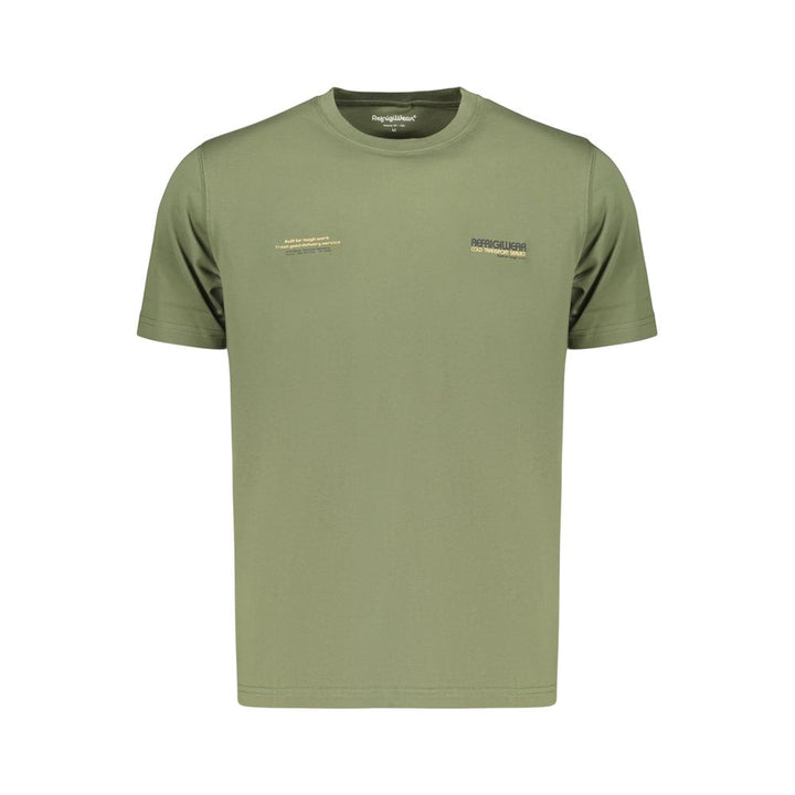 Refrigiwear Green Cotton Men's T-Shirt