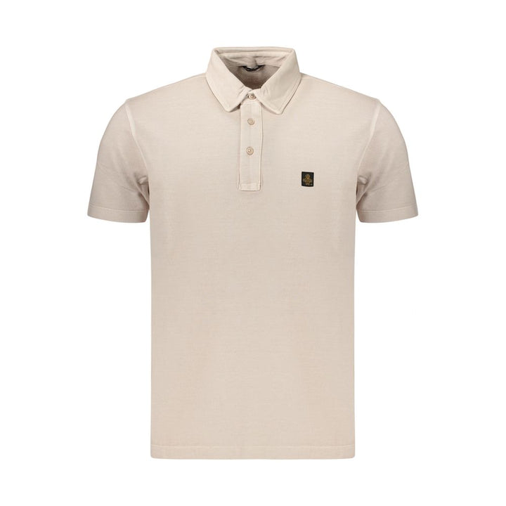 Refrigiwear Beige Cotton Men's Polo Shirt