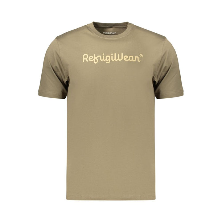 Refrigiwear Green Cotton Men's T-Shirt