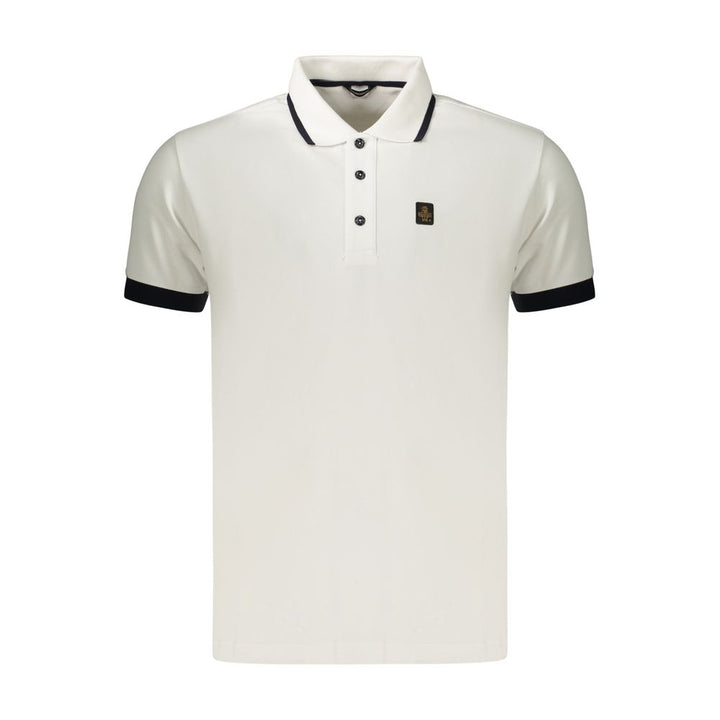 Refrigiwear White Cotton Men's Polo