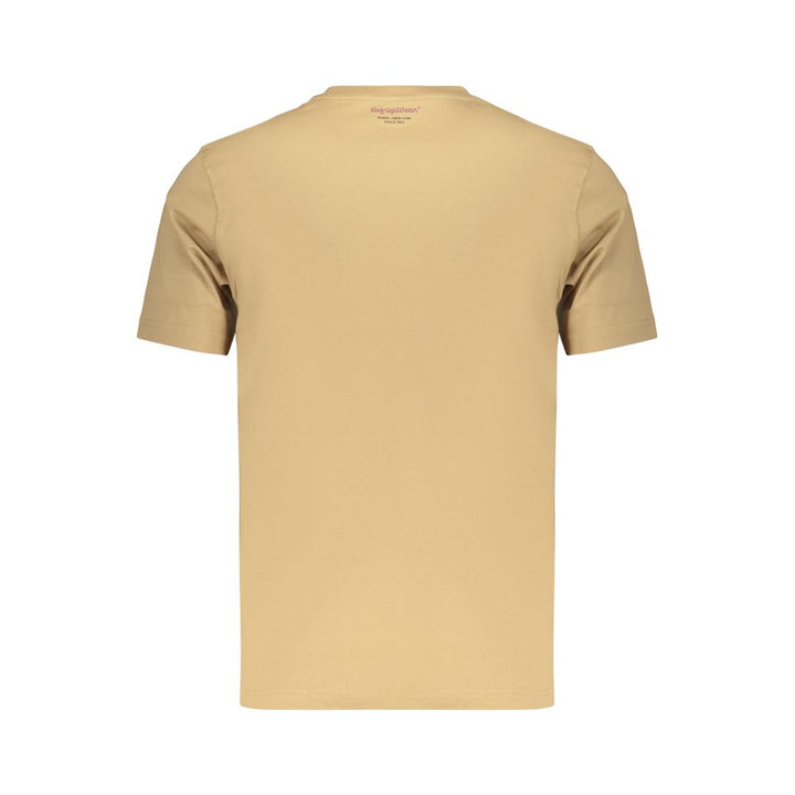 Refrigiwear Brown Cotton Men's T-Shirt