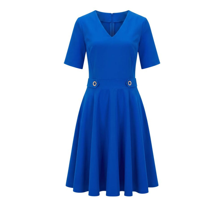 Trussardi Jeans Blue Poliestere Women Dress