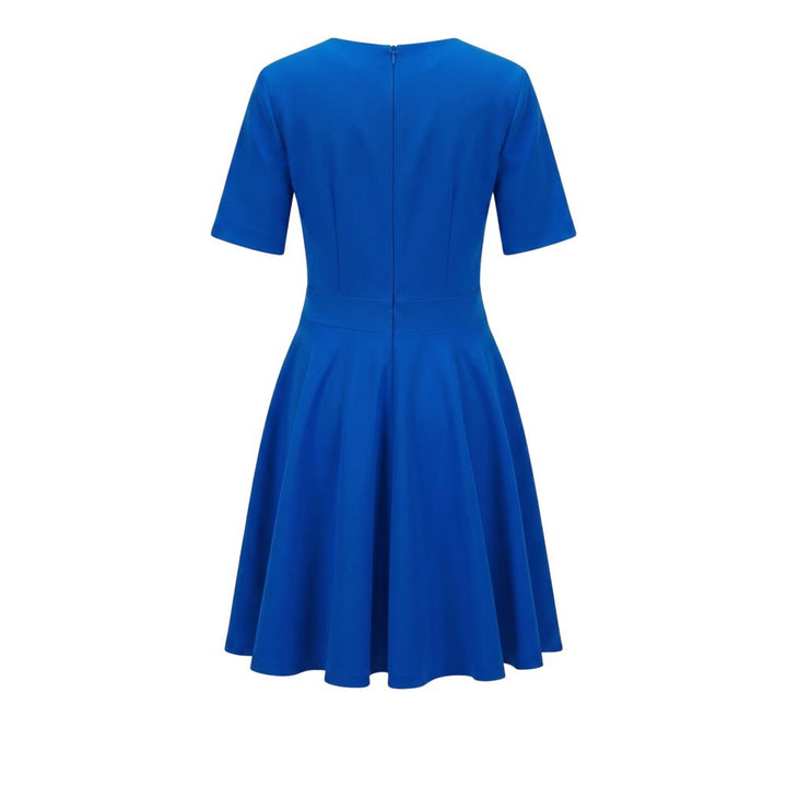 Trussardi Jeans Blue Poliestere Women Dress