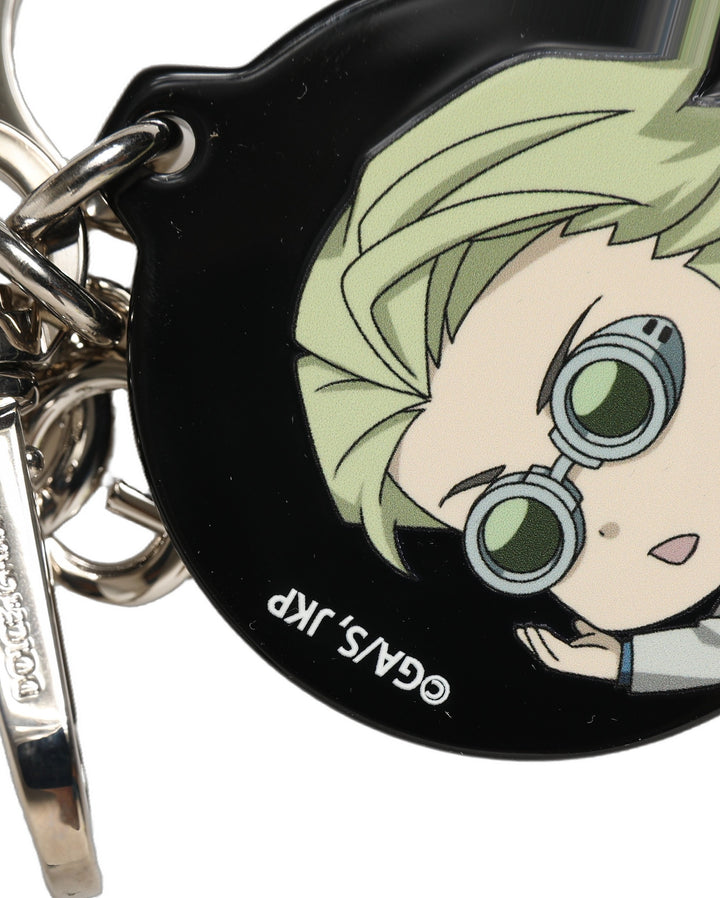Dolce & Gabbana Black Kaisen Kento Nanami Charm Metal Keychain Keyring