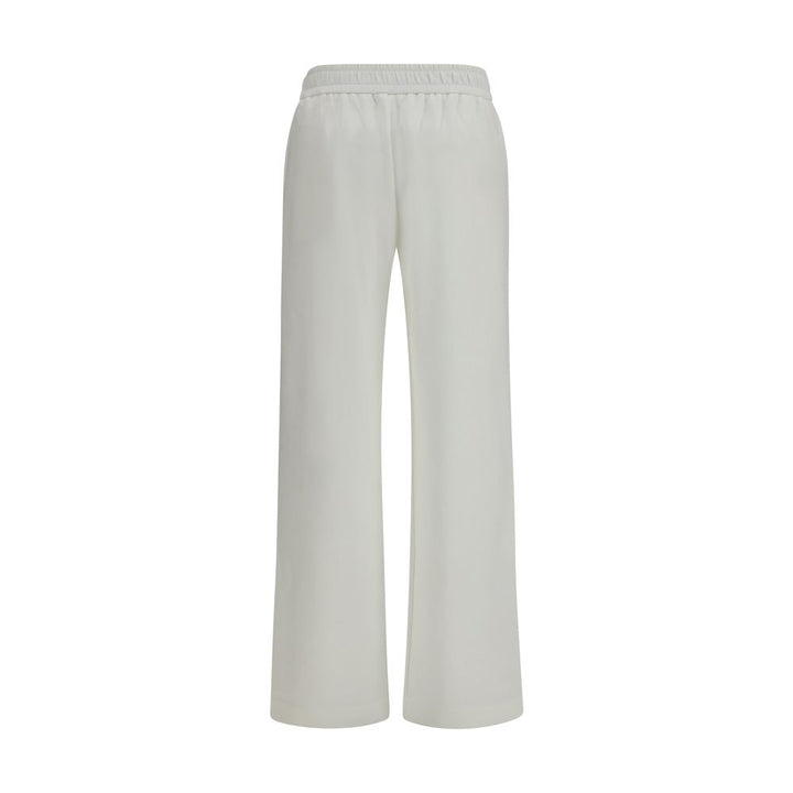 Moncler White Cotton Casual Pants
