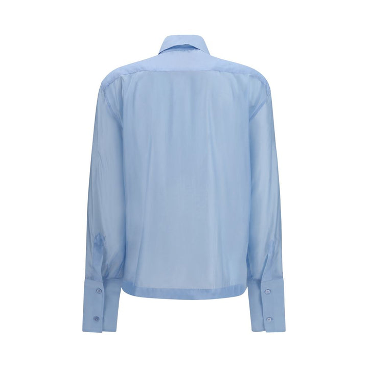 The Latest Blue Wool Oves Aries Dress Shirt