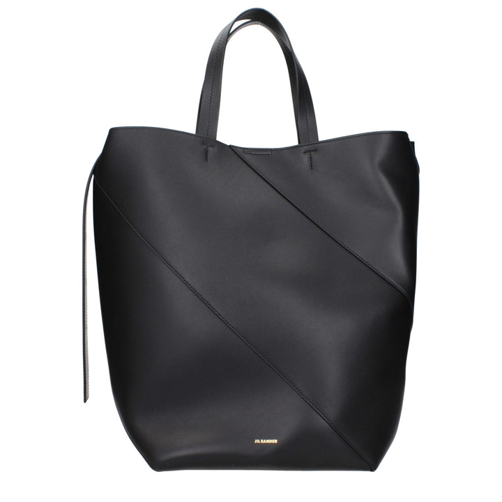 Jil Sander Black Leather Crossbody Bag