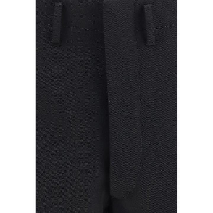 Prada Black Wool Oves Aries Dress Pants