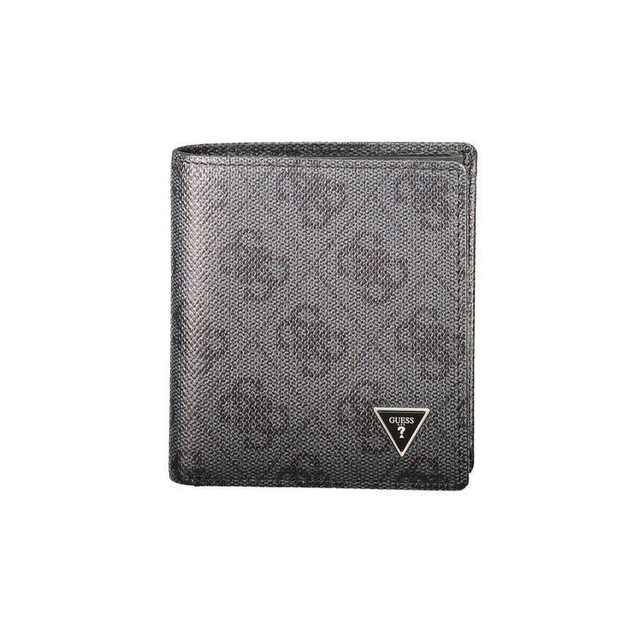 Guess Jeans Black Leather Men's Wallet