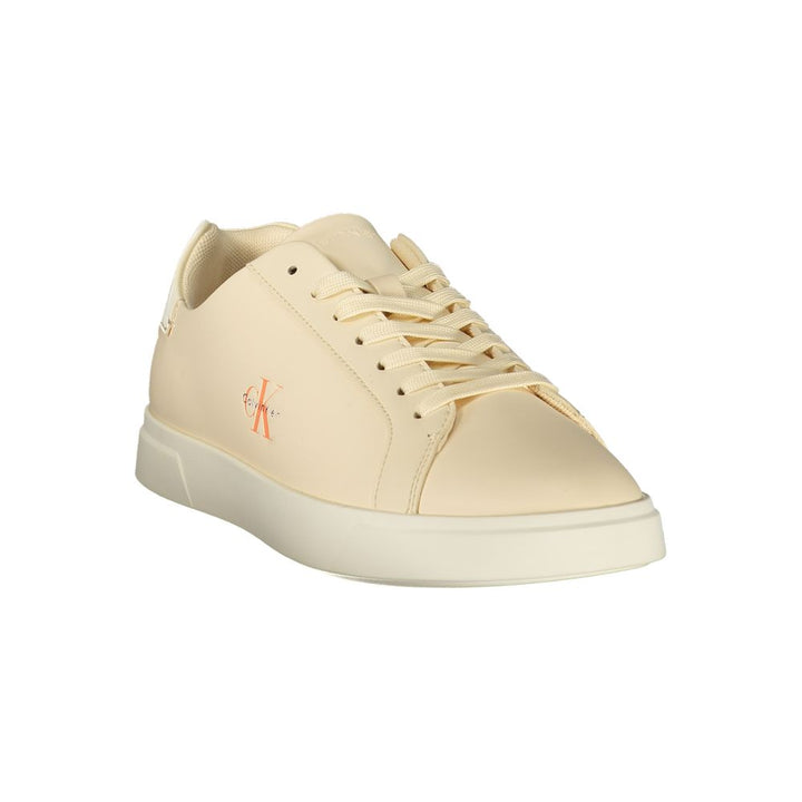 Calvin Klein Beige Polyurethane Women's Sneaker