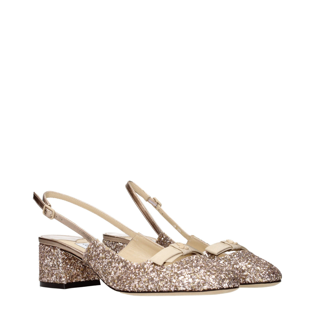 Jimmy Choo Pink Plastic Flat Sandals