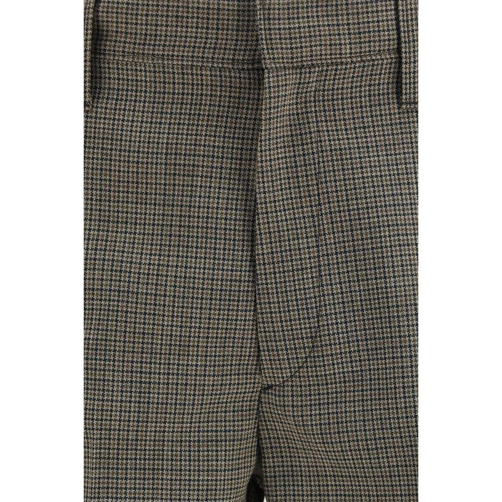 Prada Brown Wool Oves Aries Pants