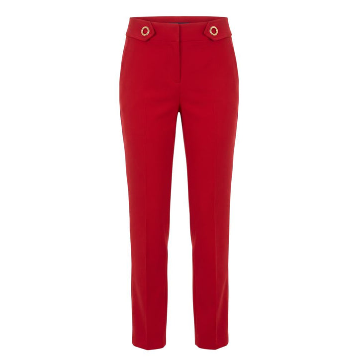 Trussardi Jeans Red Polyester Women Pant