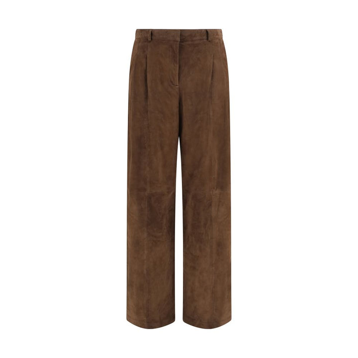 Arma Brown Leather Pants