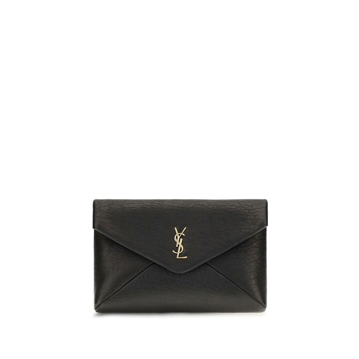 Saint Laurent Black Lamb Ovis Aries Aries Wallet