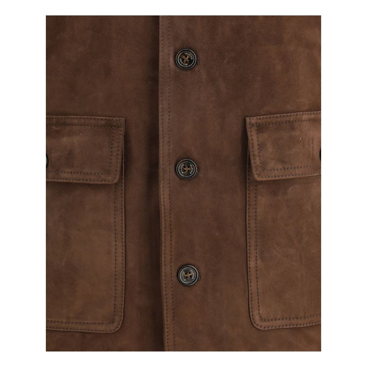 Valstar Brown Calf Leather Bos Taurus Bomber
