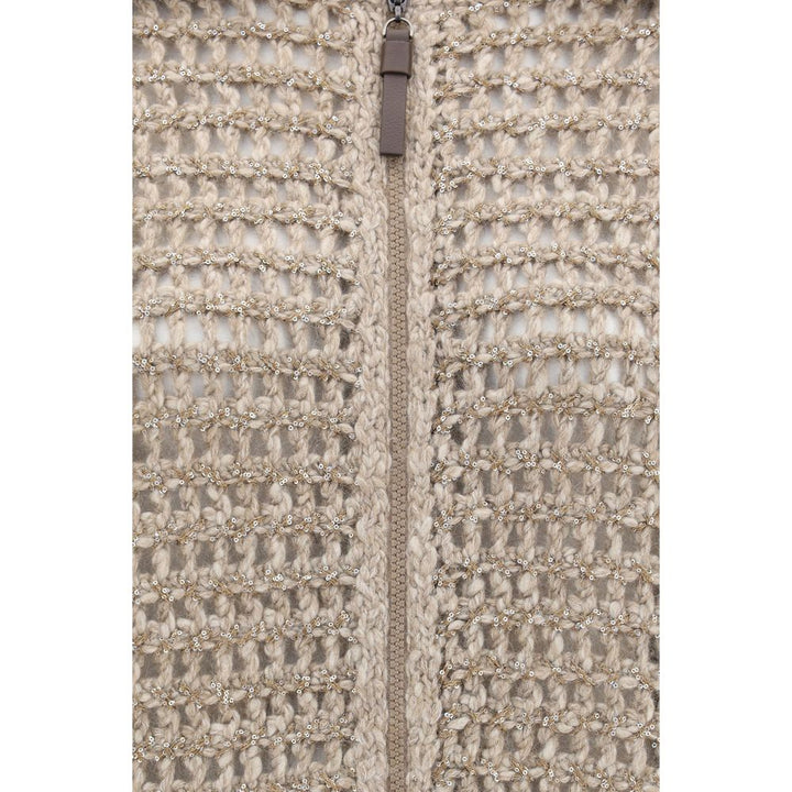 Brunello Cucinelli Gray Cashmere Cardigan