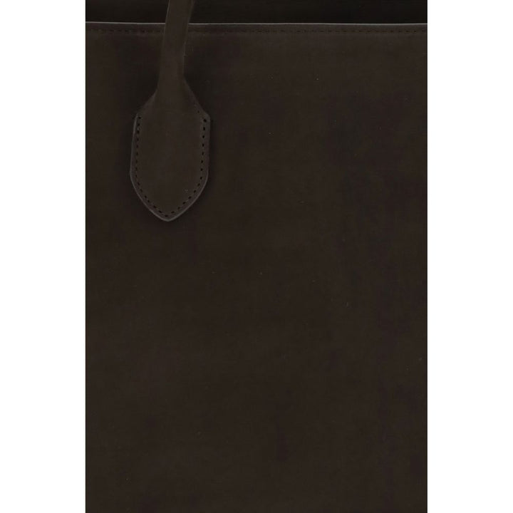 The Row Brown Calf Leather Bos Taurus Shoulder Bag