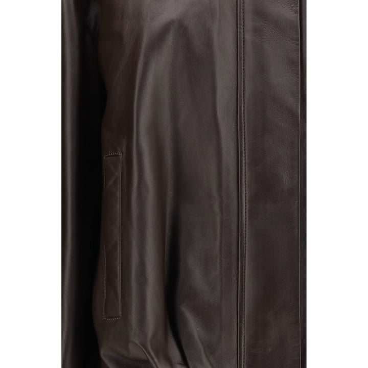 Arma Brown Leather Bomber