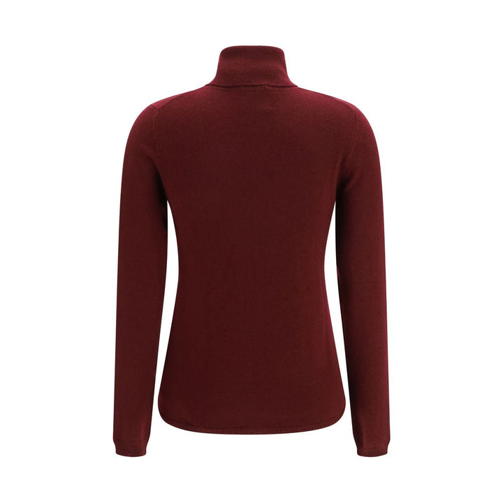 Allude Bordeaux Cashmere Turtleneck