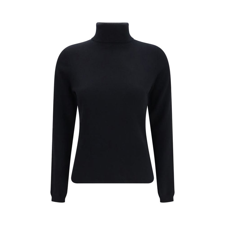 Allude Blue Cashmere Turtleneck