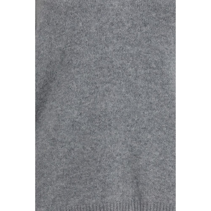 Allude Gray Cashmere Sweater