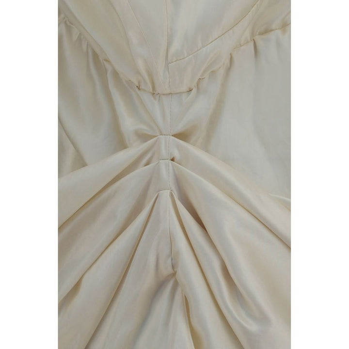 Magda Butrym Beige Viscose Cocktail Dress